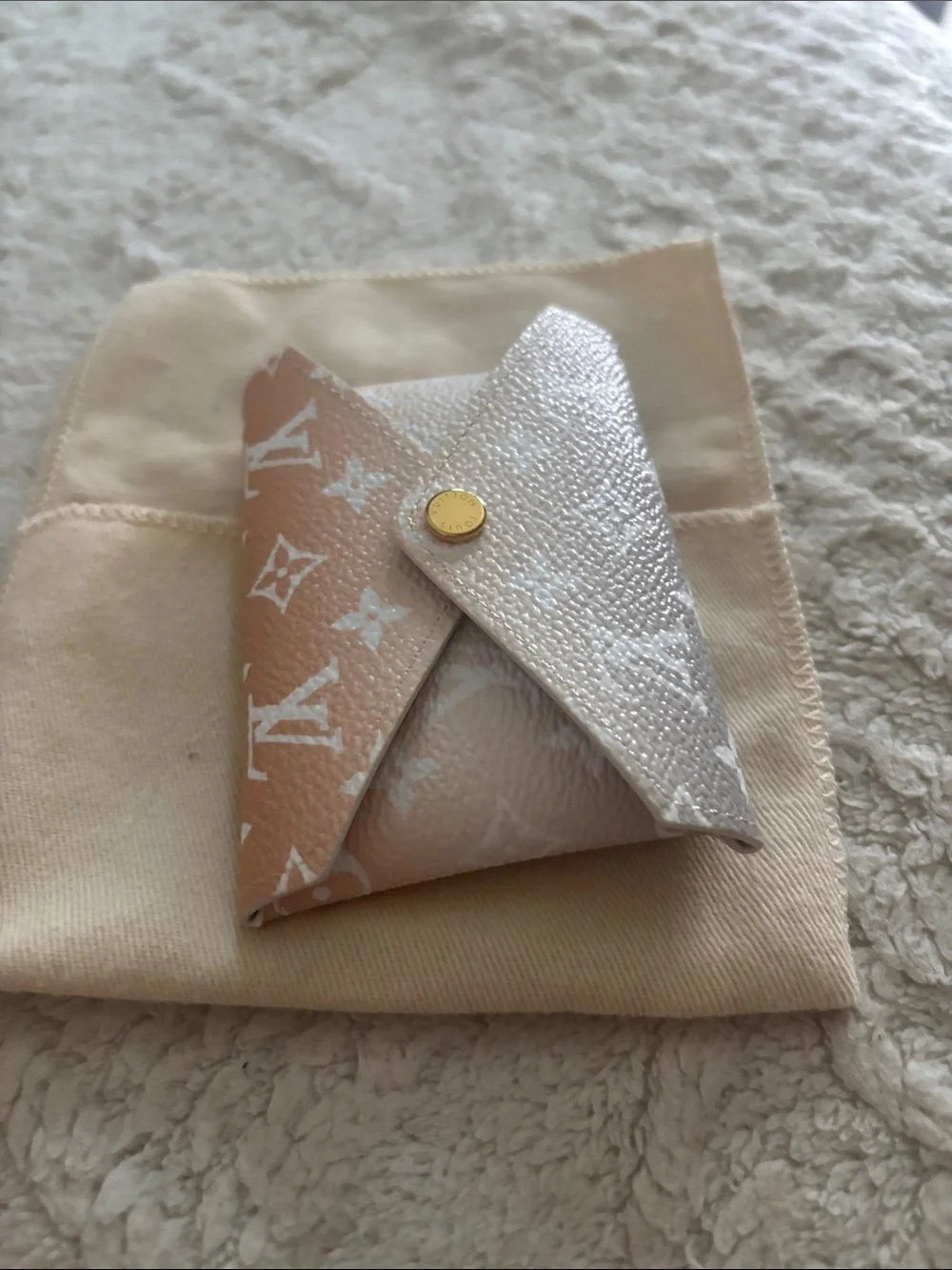 Louis Vuitton By The Pool Mini Kirigami Monogram Envelope Card Holder
